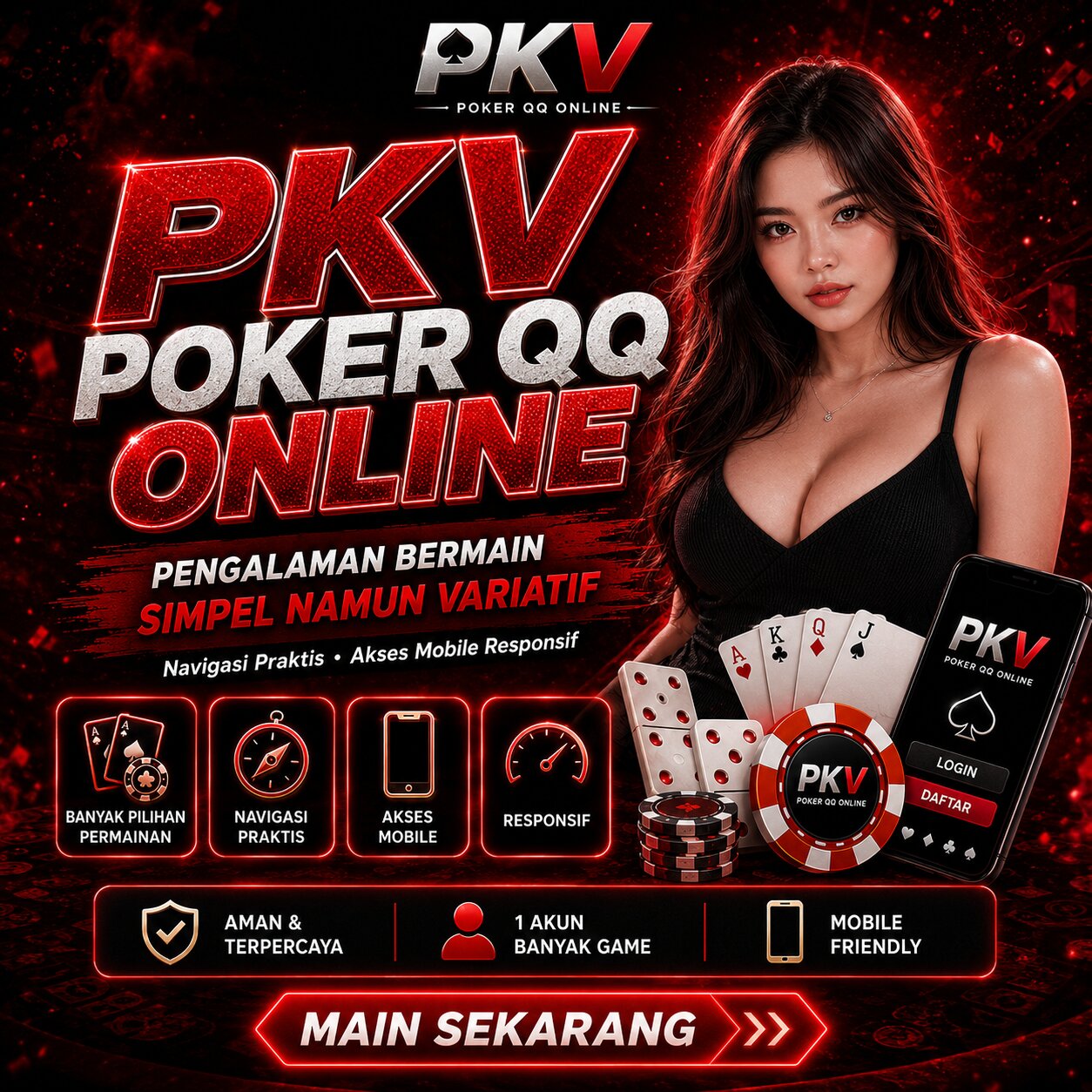PKV: Pengalaman Bermain Poker QQ Online Yang Simpel Namun Variatif